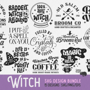 SVG PNG حزمة الهالوين الساحرة