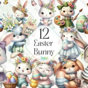 Easter-Bunny-Sublimation-Clipart-Graphics