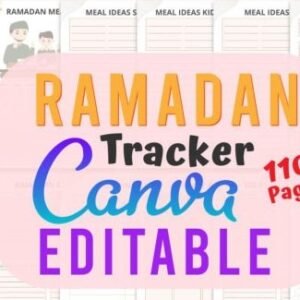 Ramadan Planner Canva Template