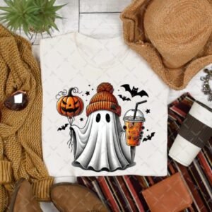 Ghost Coffee Pumpkin Halloween