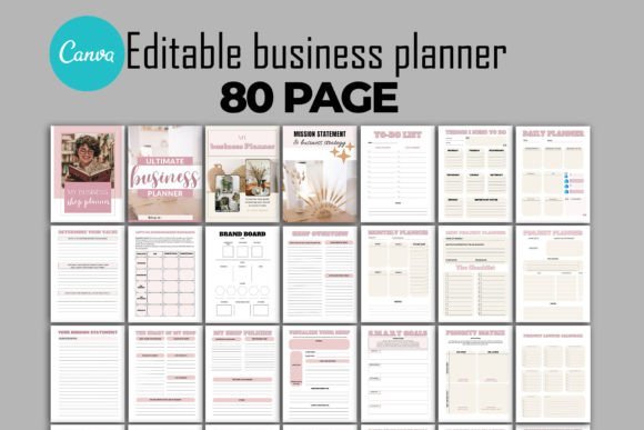 Business Planner Canva Template