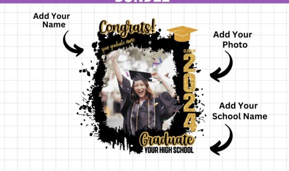 graduate canva editable template