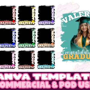 Graduation Shirt Design Canva Template
