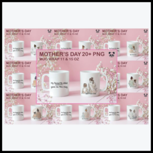 Mug Wrap Bundle Celebrating Mother's Day
