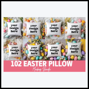 Easter Pillow Mockup Bundle