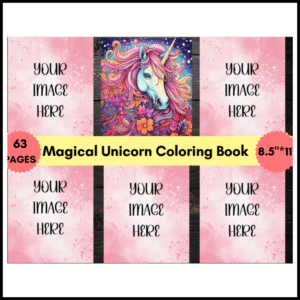 COLORING BOOK MOCKUP