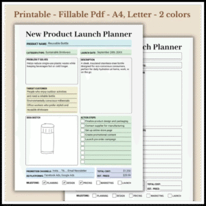 Product Launch Planner
