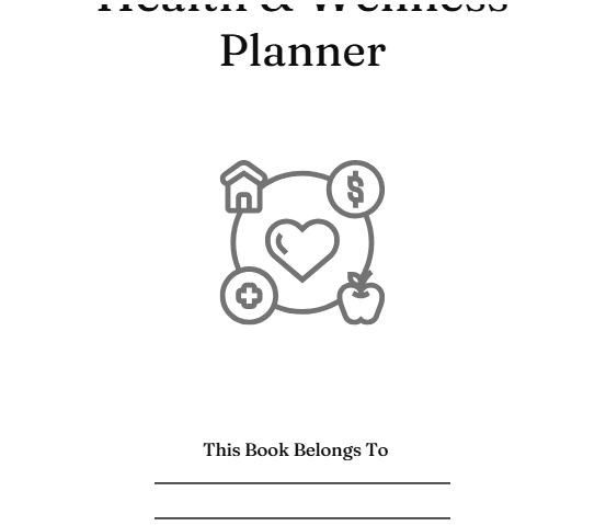 Health and Wellness Planner