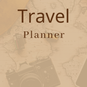 Editable Travel Planner