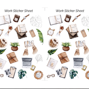 Work Sticker Sheet
