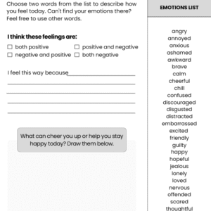 Emotions Log