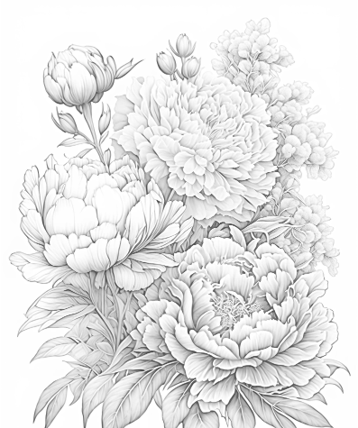 177 Flower Peonies