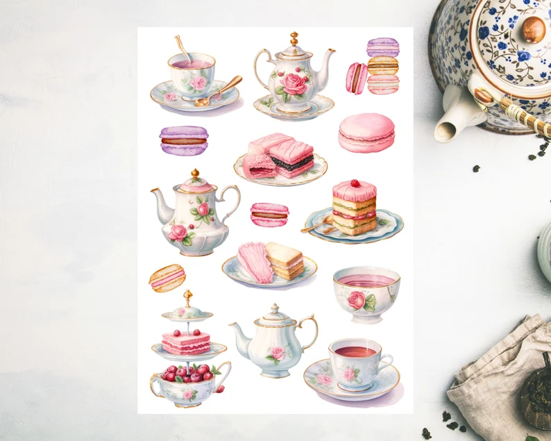 Tea Sticker Sheets