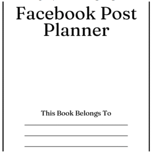 Facebook Post Planner