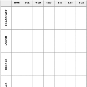 Meal & Pantry Planner