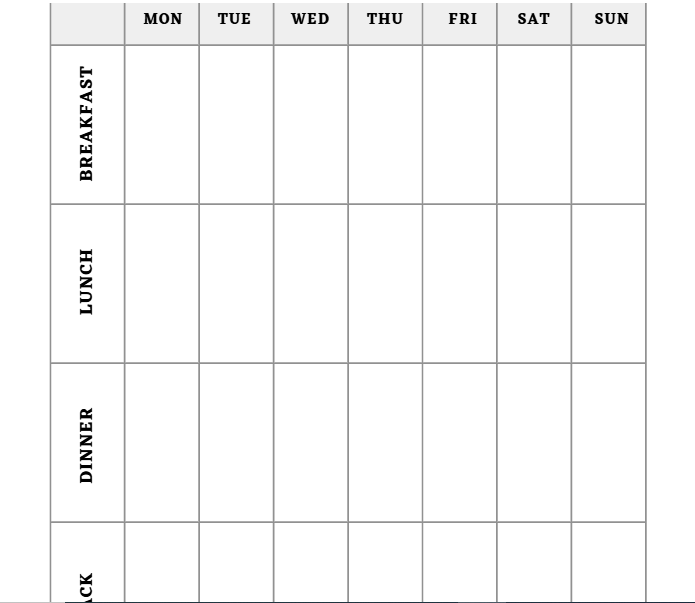 Meal & Pantry Planner