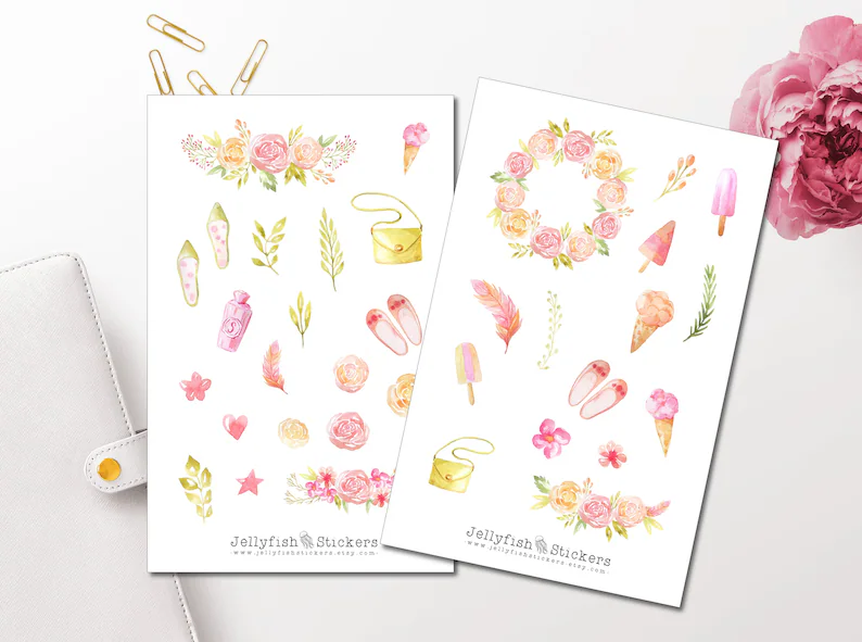PASTEL PLANTS-STICKER