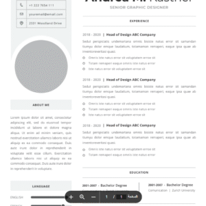 Professional CV Resume Vol.46