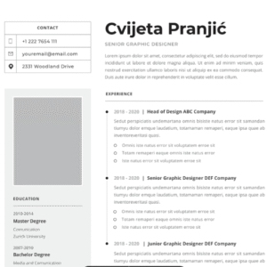 Professional CV Resume Vol.39