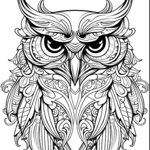 304 Mandala Owls
