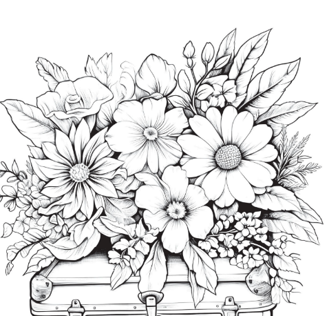 329 Vintage Flower Objects