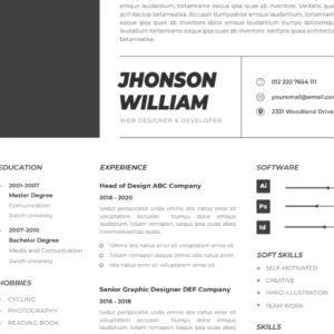 Professional CV Resume Vol.29