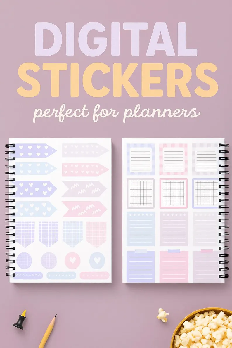 STICKER SHEET PASTEL NOTES