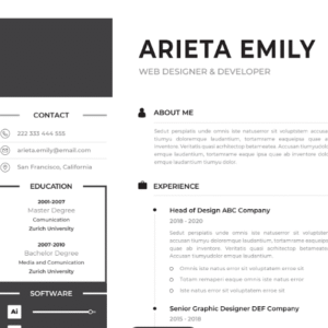 Professional CV Resume Vol.18