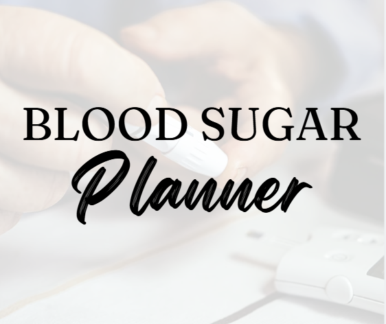 Blood Sugar Planner