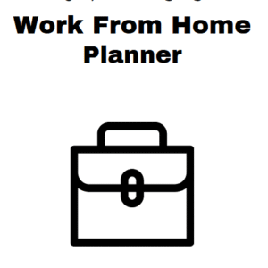 Work From Home Planner