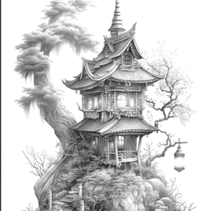 Japanese Style Fairy Houses