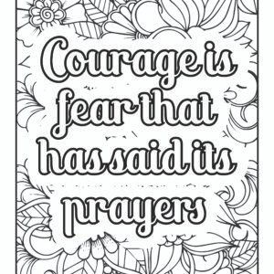 Motivational Quotes Coloring Pages