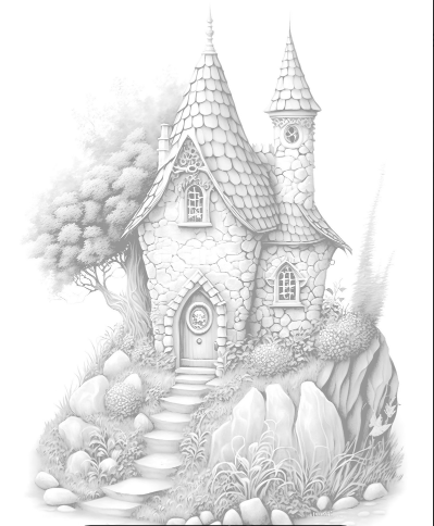 Stone Fairy House
