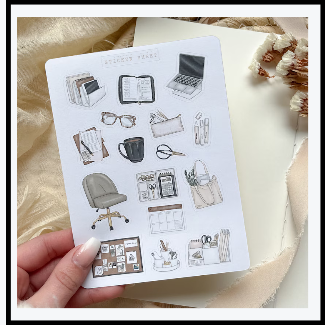 Planner Girl Sticker Sheet 2