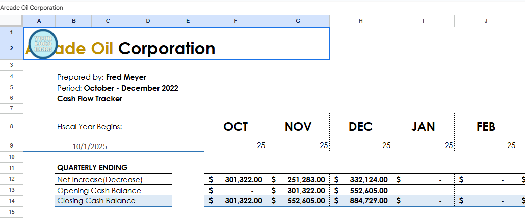 Cash Flow Tracker Template.xlsx
