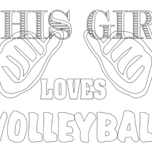 this girl loves volleyball