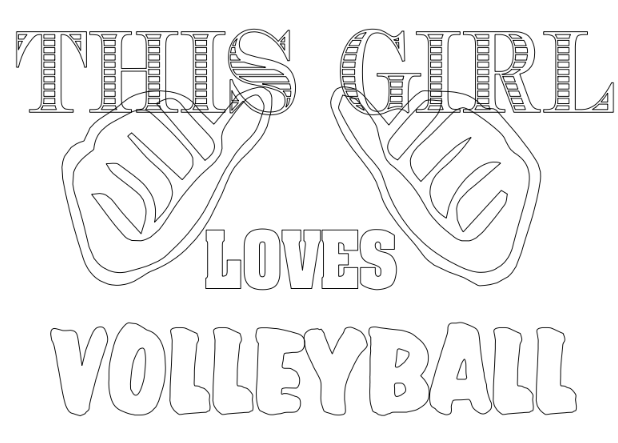 this girl loves volleyball