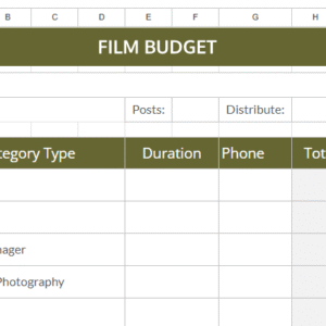 Film budget.xlsx