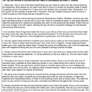 Top 200 Secrets of Success