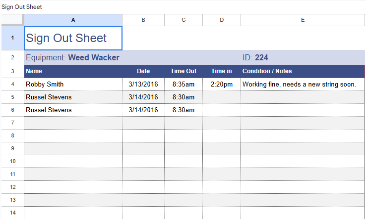 equipment sign out sheet.xlsx