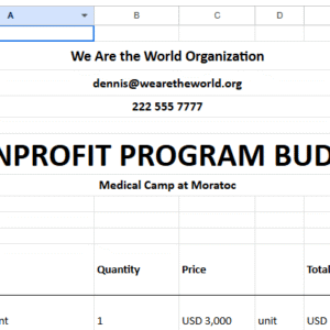Free Nonprofit Program Budget Template.xlsx