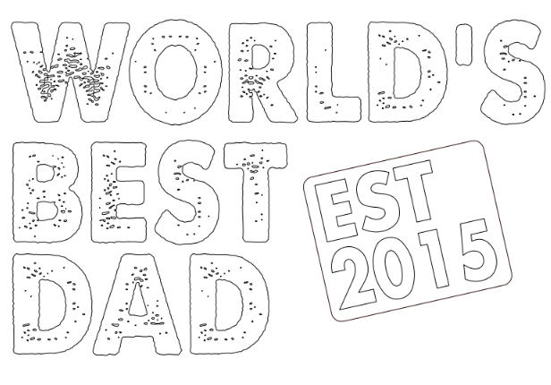 world is best dad est 2019,m