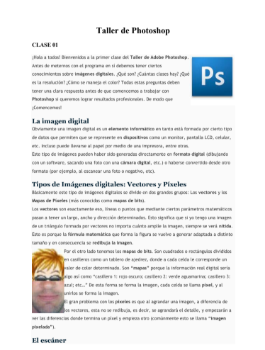 Taller de Photoshop