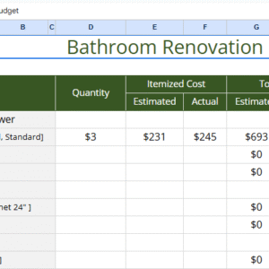 Bathroom Renovation Budget Template.xlsx