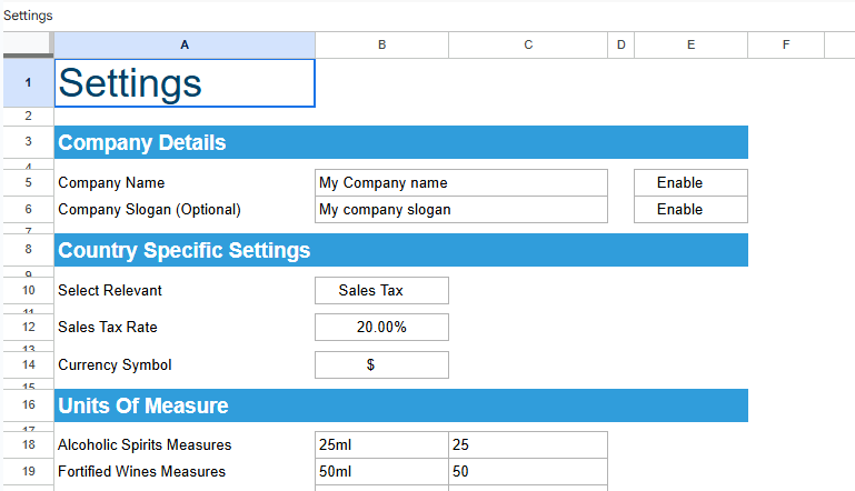 beverage stocktake.xlsx