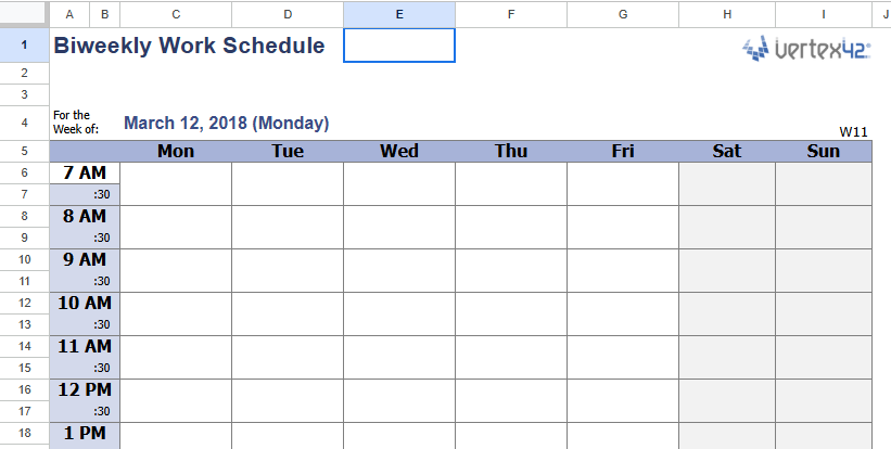 biweekly work schedule.xlsx
