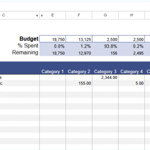 expense tracking.xls
