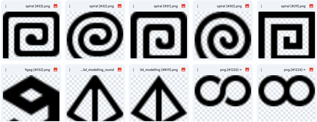 1800 Ícones Variados Pretos