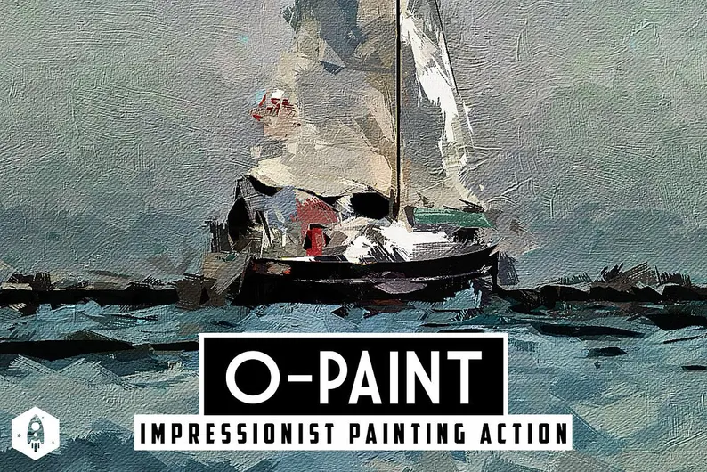 oil painting photoshop action Graphic