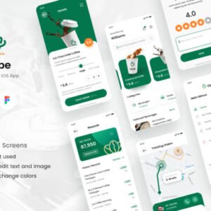 Ombe - Coffee Shop IOS App Design UI